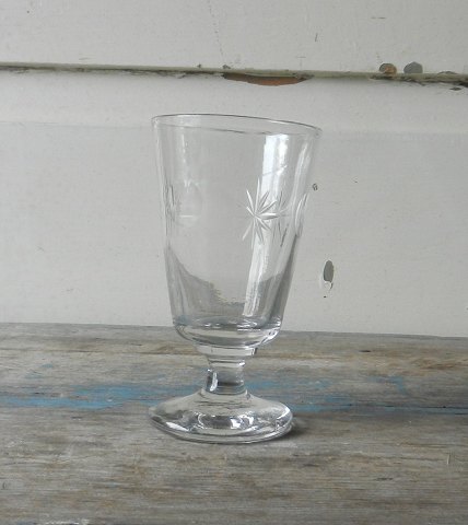 Holmegaard toddyglas med måne og stjerner
