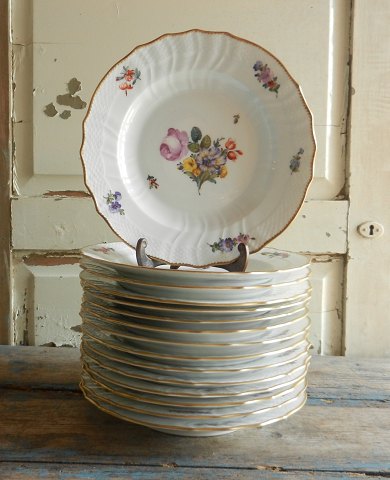 Royal Copenhagen, Full Saxon Flower, dinner plate no. 1621
