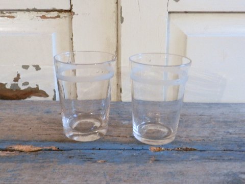 Båndslebet studsgals/ølglas