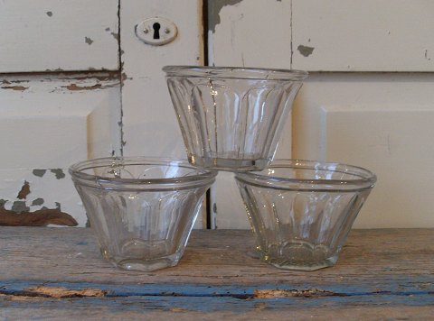 Gamle franske gele glas