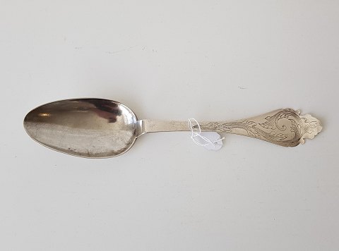 Baroque silver spoon 2nd half of the 17th century.