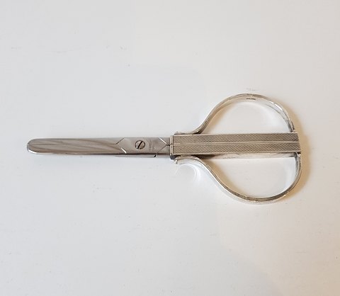 Grape scissors in steel and silver