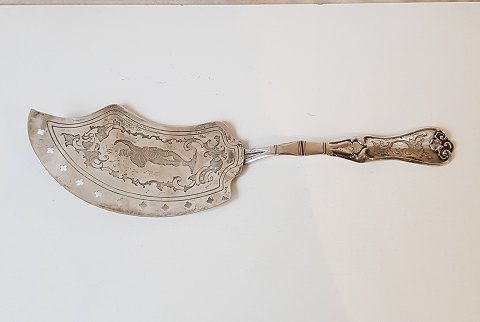 1800s Fish server in silver from Viborg - Andreas Carl Didrich Schnøyder 1812-1867