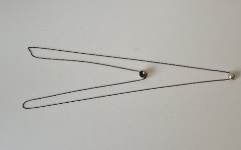 Georg Jensen Cave silver necklace