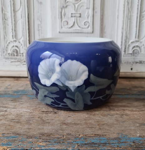 B&G Art Nouveau herbal pot covers beautifully decorated with white flowers no. 253/17