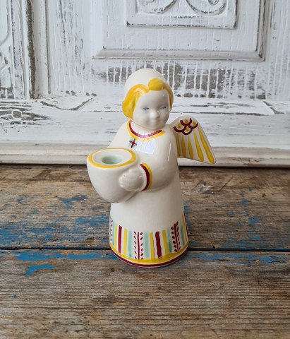 Aluminum Christmas angel candlestick