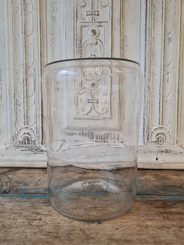 Gammelt svensk mundblæst sylteglasHøjde 23,5 cm.