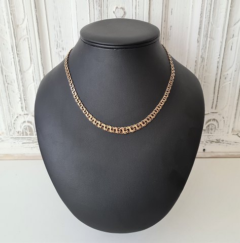 Vintage Bismarck necklace in 14 kt gold - 48 cm.