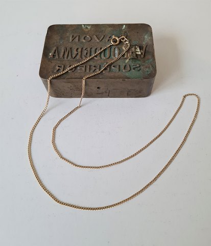 Armor necklace in 8 kt gold 53 cm.