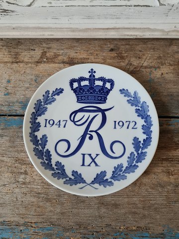 Royal Copenhagen Mindeplatte Kong Frederik d. 9. 1947 - 1972