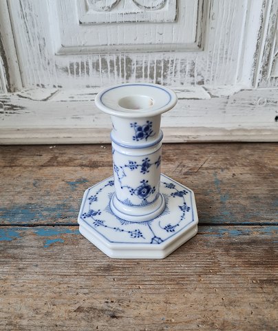 Royal Copenhagen Musselmalet riflet lysestage No. 3303