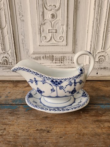 Royal Copenhagen Blue Fluted half Lace Sauce Jug no. 583