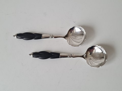Marmalade spoon in silver and wood from 1924