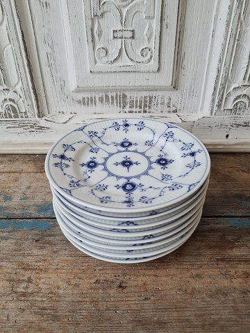 Royal Copenhagen Musselmalet riflet stor kagetallerken no. 180