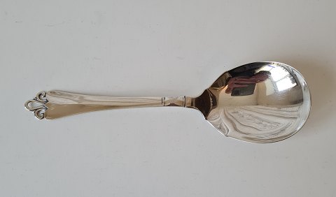 H.C.Andersen large serving spoon in silver 21.5 cm.