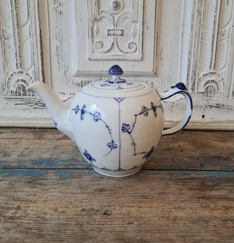 Royal Copenhagen Musselmalet riflet lille tekande No. 258