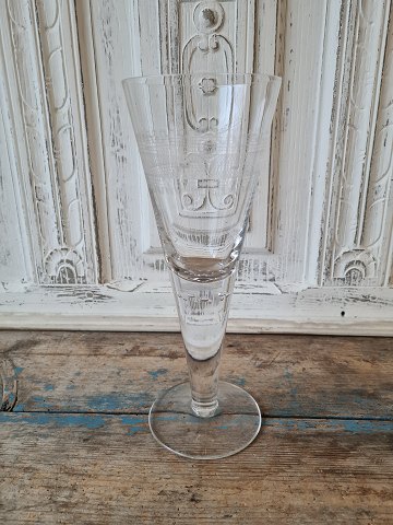 Pokal glas fra Kastrup glasværk ca. 1910