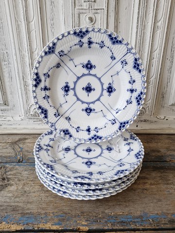 Royal Copenhagen Musselmalet helblonde middagstallerken no. 1084 - 25 cm.  1898-1923