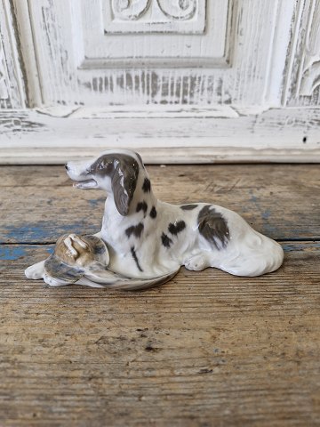 Royal Copenhagen Figur - Setter med fasan no. 1533