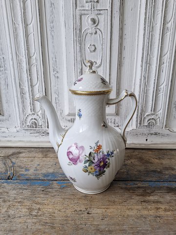 Royal Copenhagen Full Saxon Flower coffee pot no. 1794