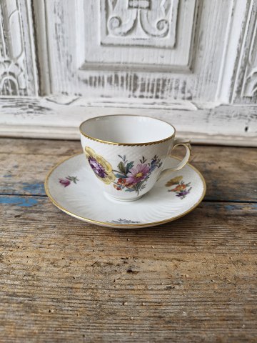 Royal Copenhagen Fuld Saksisk Blomst kaffekop no. 1870