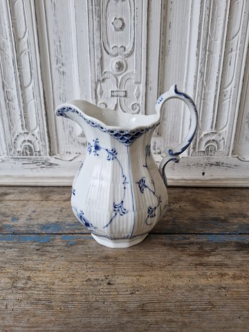 Royal Copenhagen Blue Fluted half lace jug no. 646