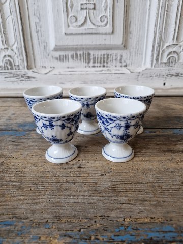 Royal Copenhagen Blue Fluted Half Lace Egg Cups No. 542