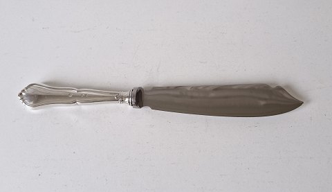 Rita cake knife in silver and steel