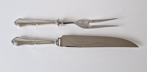 Rita cutting set in silver and steel