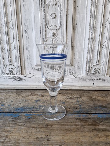 Holmegaard Blå klokke ølglas
