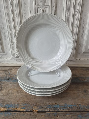 Royal Copenhagen White half lace dinner plate 25.5 cm.