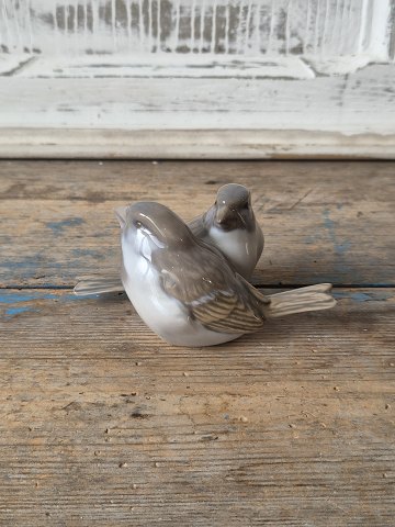 Royal Copenhagen figurine - sparrow pair no. 1309
