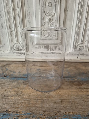 Old Swedish mouth-blown preserve jar, 19.5 cm.