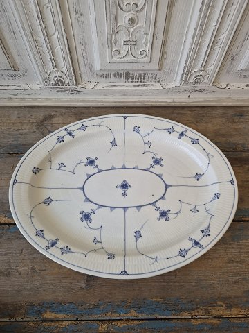 Antique Royal Copenhagen Blue Fluted Plain large dish – 47 cm.