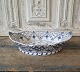 Royal Copenhagen Blue Fluted full lace rare bread basket no. 1002