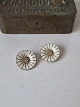 Anton Michelsen Marguerite clip-on earrings in gold-plated sterling silver with guilloché enamel
