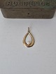 Vintage 8-karat gold pendant with an Akoya pearl